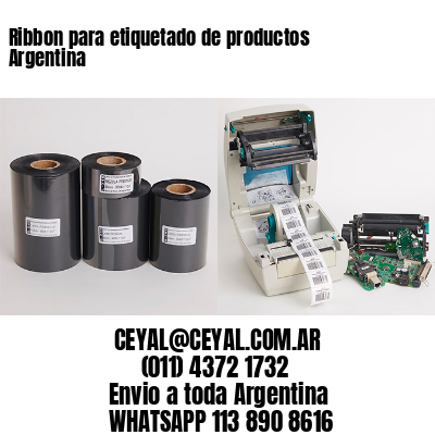 Ribbon para etiquetado de productos Argentina