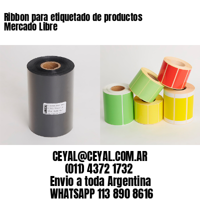 Ribbon para etiquetado de productos Mercado Libre