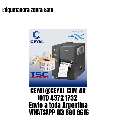 Etiquetadora zebra Sato