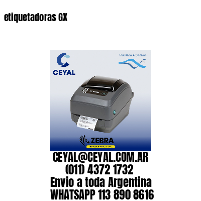 etiquetadoras GX