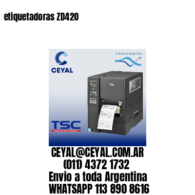 etiquetadoras ZD420