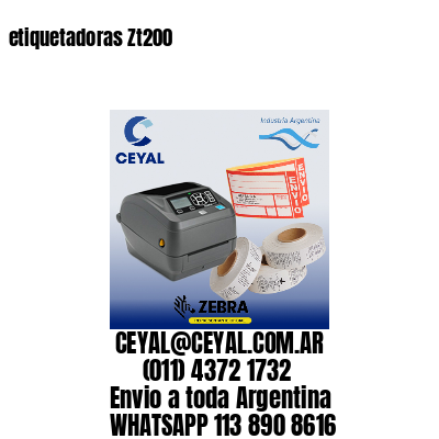 etiquetadoras Zt200
