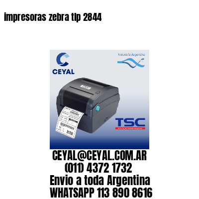 impresoras zebra tlp 2844