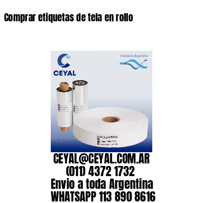 Comprar etiquetas de tela en rollo