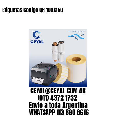Etiquetas Codigo QR 100X150