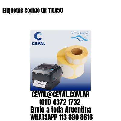 Etiquetas Codigo QR 110X50
