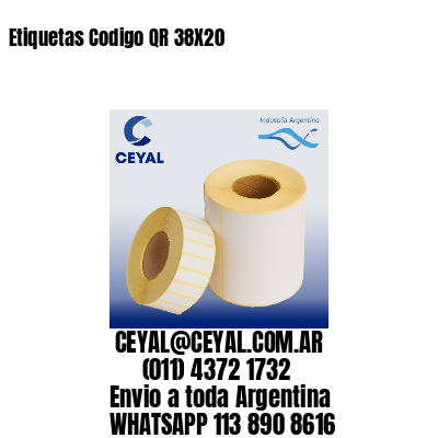 Etiquetas Codigo QR 38X20