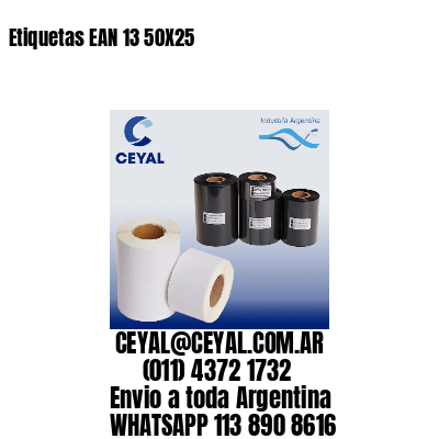 Etiquetas EAN 13 50X25