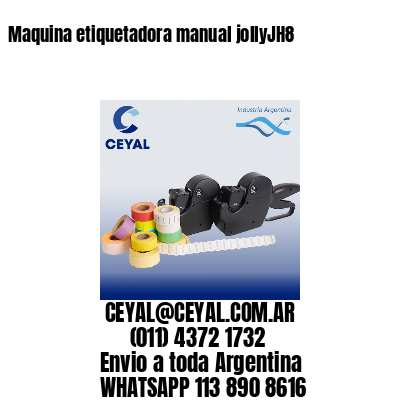 Maquina etiquetadora manual jollyJH8