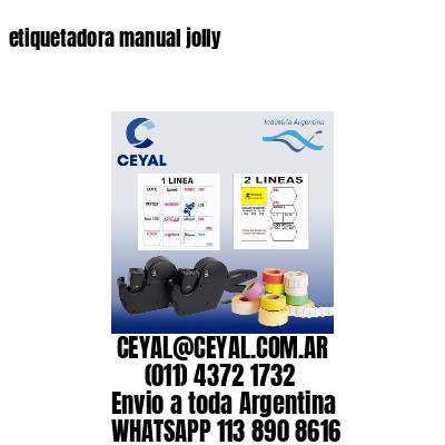 etiquetadora manual jolly
