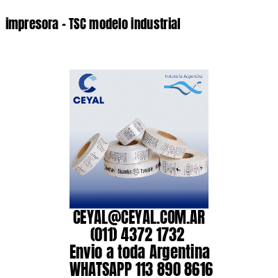 impresora – TSC modelo industrial