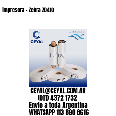 impresora – Zebra ZD410