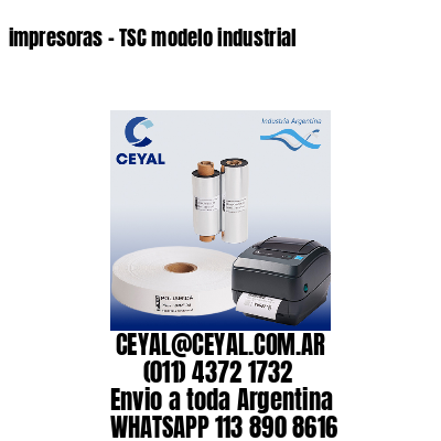impresoras – TSC modelo industrial