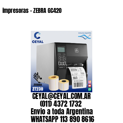 impresoras – ZEBRA GC420