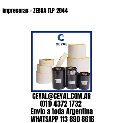 impresoras – ZEBRA TLP 2844