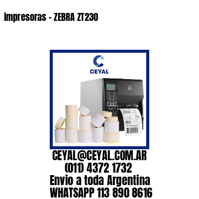 impresoras – ZEBRA ZT230