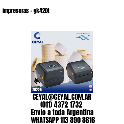 impresoras – gk420t