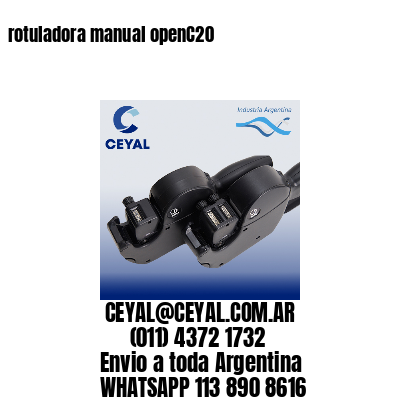 rotuladora manual openC20