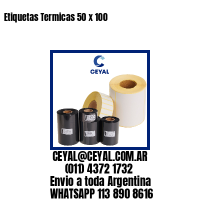 Etiquetas Termicas 50 x 100