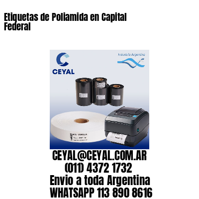 Etiquetas de Poliamida en Capital Federal