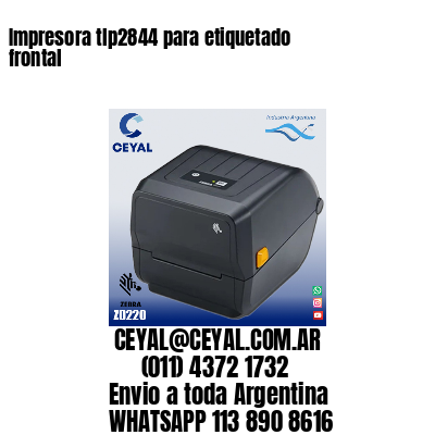 Impresora tlp2844 para etiquetado frontal
