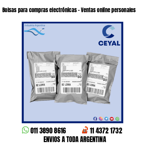 Bolsas para compras electrónicas – Ventas online personales