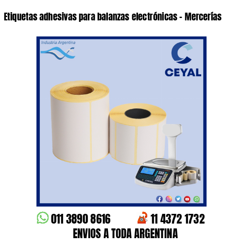 Etiquetas adhesivas para balanzas electrónicas – Mercerías