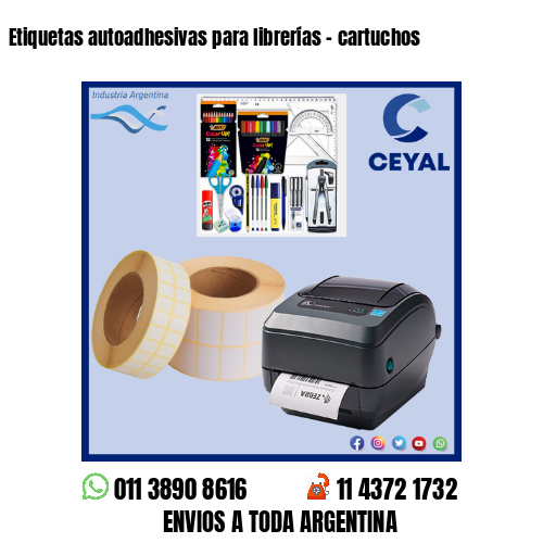 Etiquetas autoadhesivas para librerías – cartuchos
