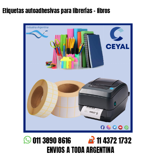 Etiquetas autoadhesivas para librerías – libros