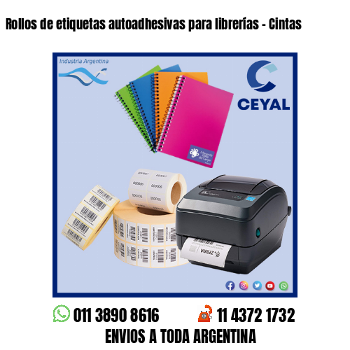 Rollos de etiquetas autoadhesivas para librerías – Cintas