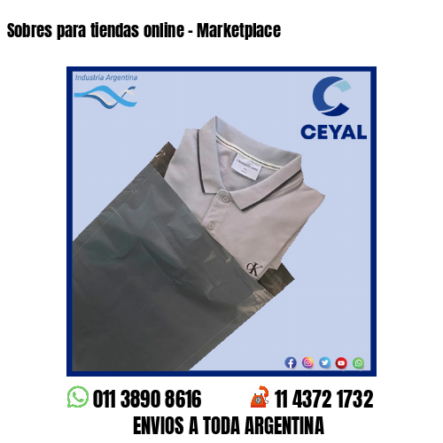 Sobres para tiendas online – Marketplace