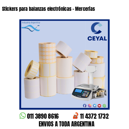 Stickers para balanzas electrónicas – Mercerías