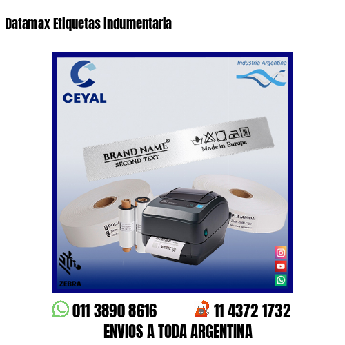 Datamax Etiquetas indumentaria