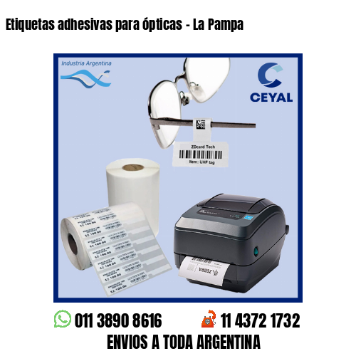 Etiquetas adhesivas para ópticas – La Pampa