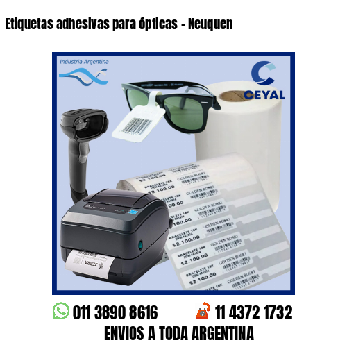 Etiquetas adhesivas para ópticas – Neuquen
