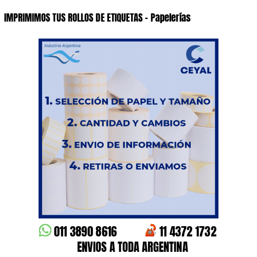 IMPRIMIMOS TUS ROLLOS DE ETIQUETAS – Papelerías