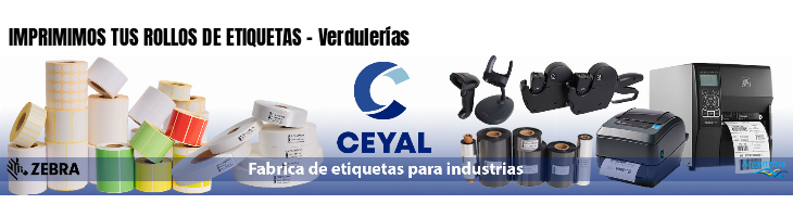 IMPRIMIMOS TUS ROLLOS DE ETIQUETAS - Verdulerías