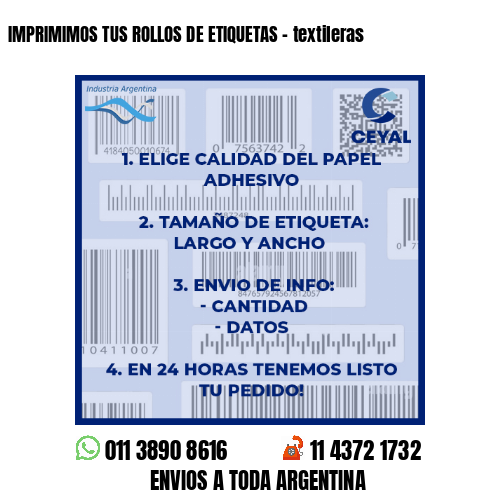 IMPRIMIMOS TUS ROLLOS DE ETIQUETAS – textileras