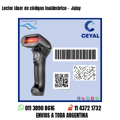 Lector láser de códigos inalámbrico –  Jujuy