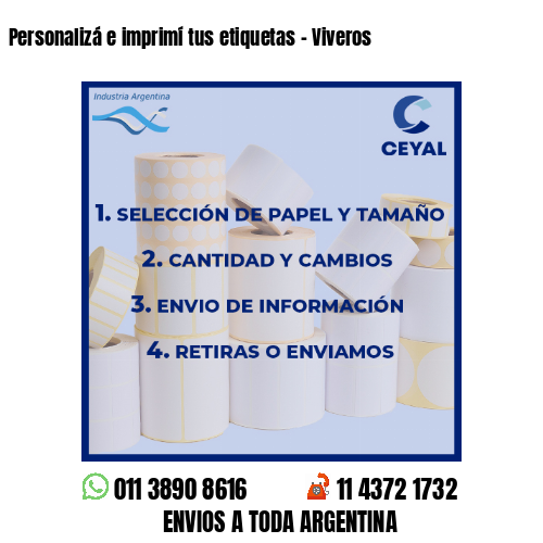Personalizá e imprimí tus etiquetas – Viveros