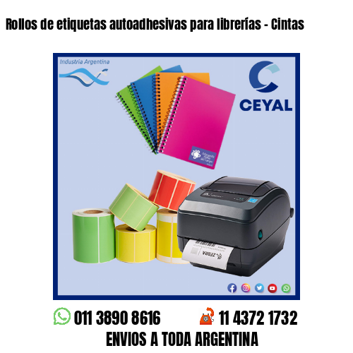 Rollos de etiquetas autoadhesivas para librerías – Cintas