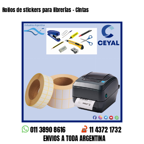 Rollos de stickers para librerías – Cintas