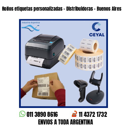 Rollos etiquetas personalizadas – Distribuidoras – Buenos Aires