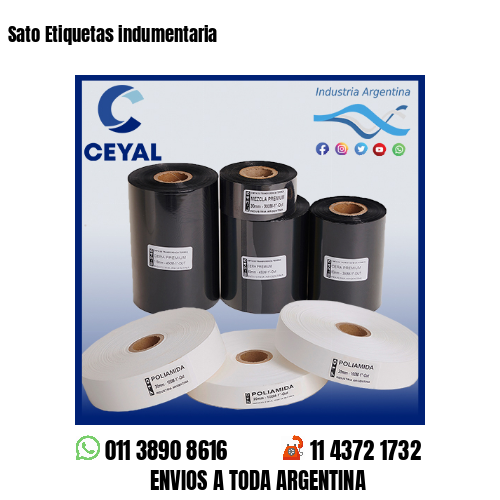 Sato Etiquetas indumentaria