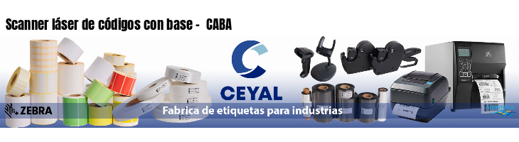 Scanner láser de códigos con base - CABA
