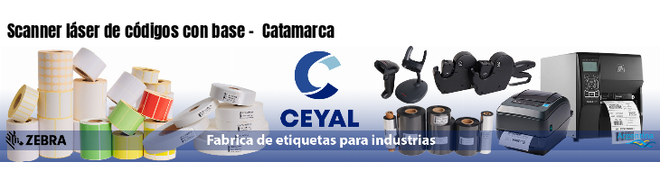 Scanner láser de códigos con base -  Catamarca