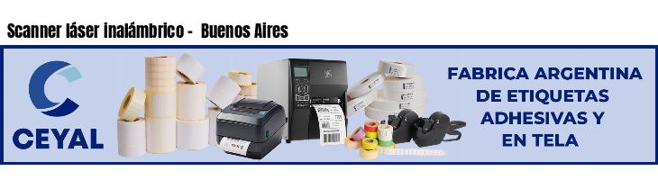 Scanner láser inalámbrico - Buenos Aires
