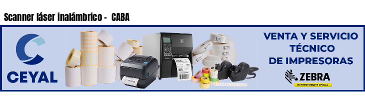 Scanner láser inalámbrico - CABA