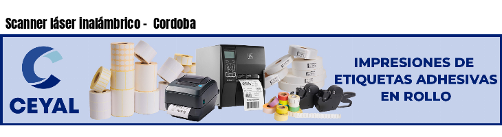 Scanner láser inalámbrico - Cordoba
