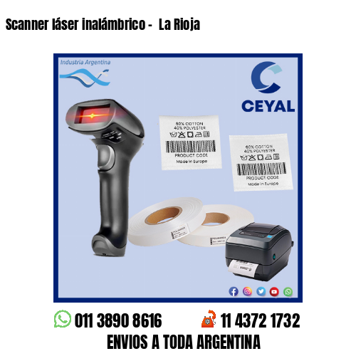 Scanner láser inalámbrico –  La Rioja